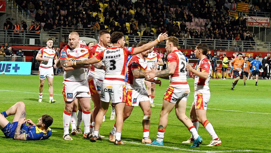 , Rugby à XIII : contre Warrington les Dragons ont su garder la tête froide pour aller chercher la victoire au mental