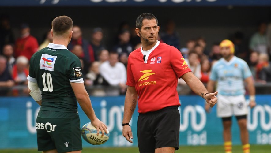 , Top 14 : arbitre du derby polémique entre Carcassonne et Narbonne, Adrien Descottes sera au sifflet d’USAP-La Rochelle