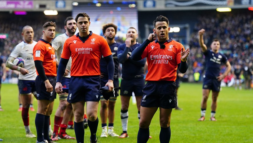 , VIDEO. Tournoi des 6 Nations : pourquoi l’arbitre du match Nic Berry entre l’Ecosse et la France n’a pas validé le dernier essai écossais