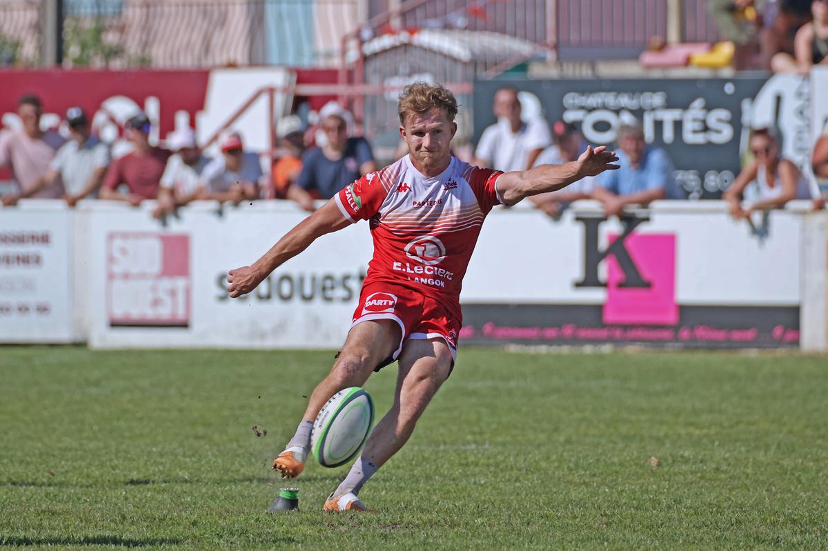 Christel Bertrand, auteur des 9 points langonnais.