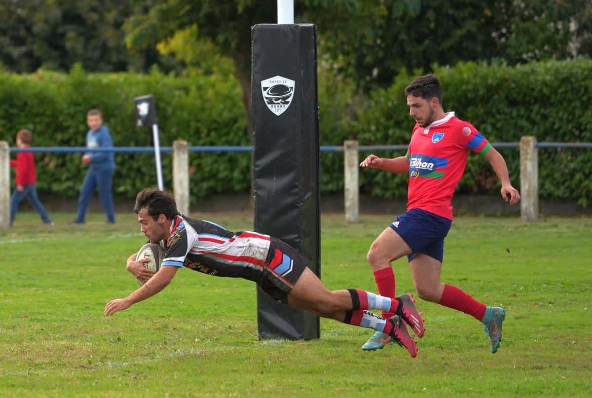 Le Rapid 33 de Coutras, malgré l’incident, a remporté la rencontre 22-20.