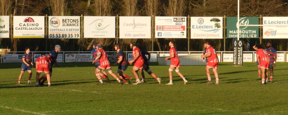 , Rugby (Fédérale 2) : Casteljaloux perd une bataille face à Mérignac