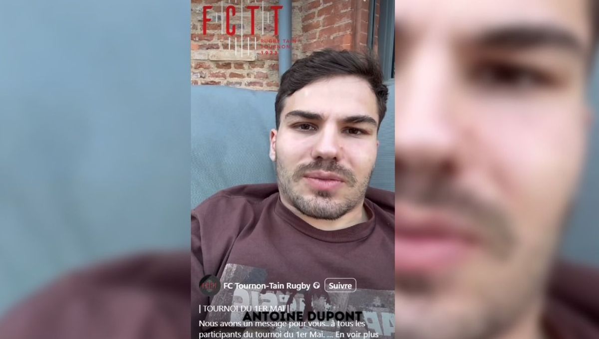 , Rugby : Antoine Dupont souhaite » un bon tournoi » aux 1400 enfants attendus à Tournon-sur-Rhône
