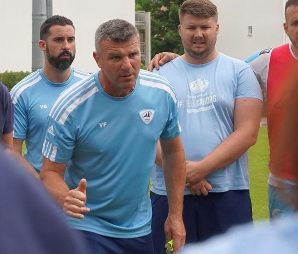 Fabrice Vignals, co entra&icirc;neur de Cahors Rugby./Photo DDM&nbsp;? &Eacute;lo&iuml;se Pradayrol.