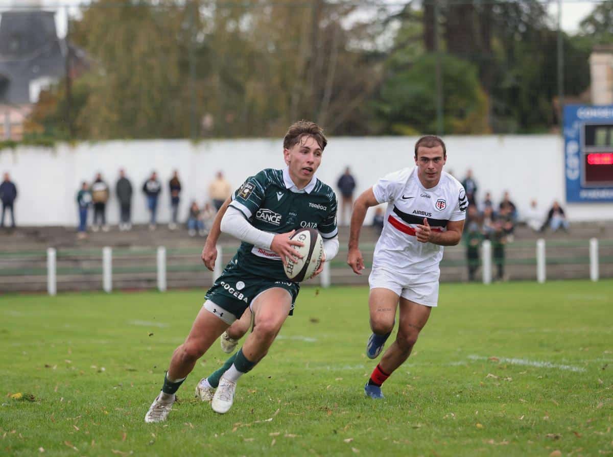Pécune a été un des grands artisans de la victoire paloise contre le Stade Toulousain.
