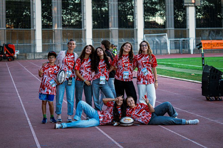 Les ramasseurs de balle avaient aussi le sourire.