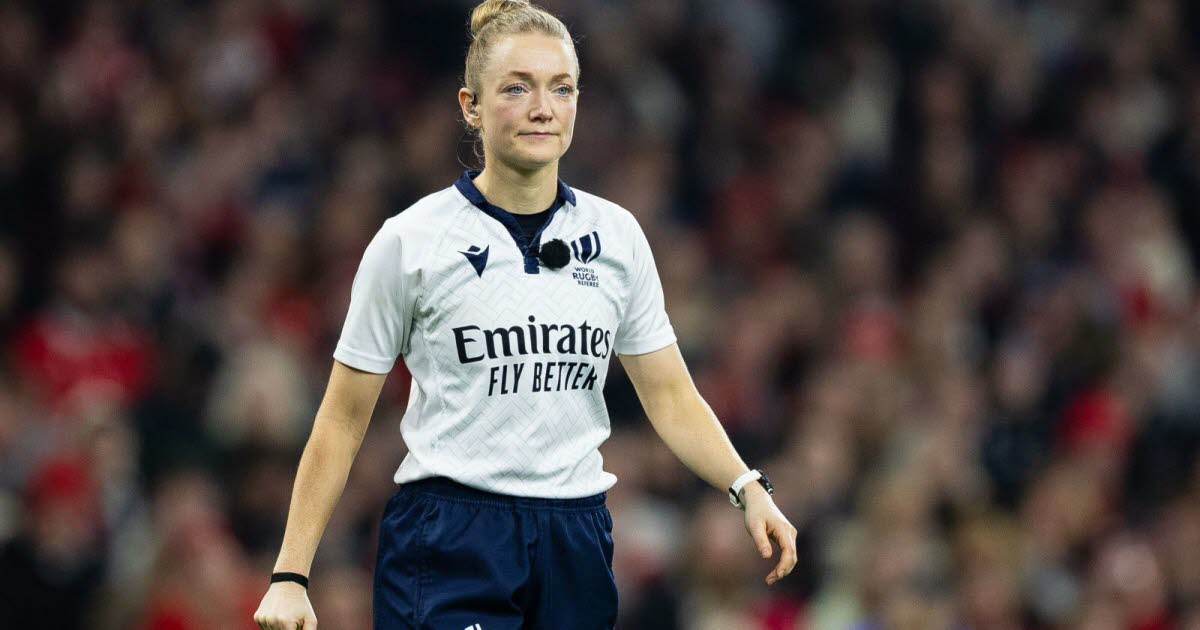 , Rugby Qui est Hollie Davidson, la première femme arbitre sur le Tournoi des 6 nations